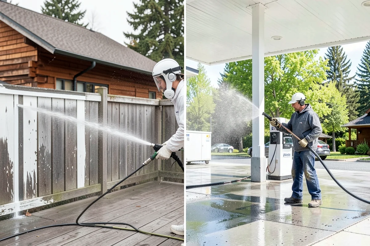 Soft Deck Washing in Everett, Snohomish County, WA - Inspect board condition and clear the deck