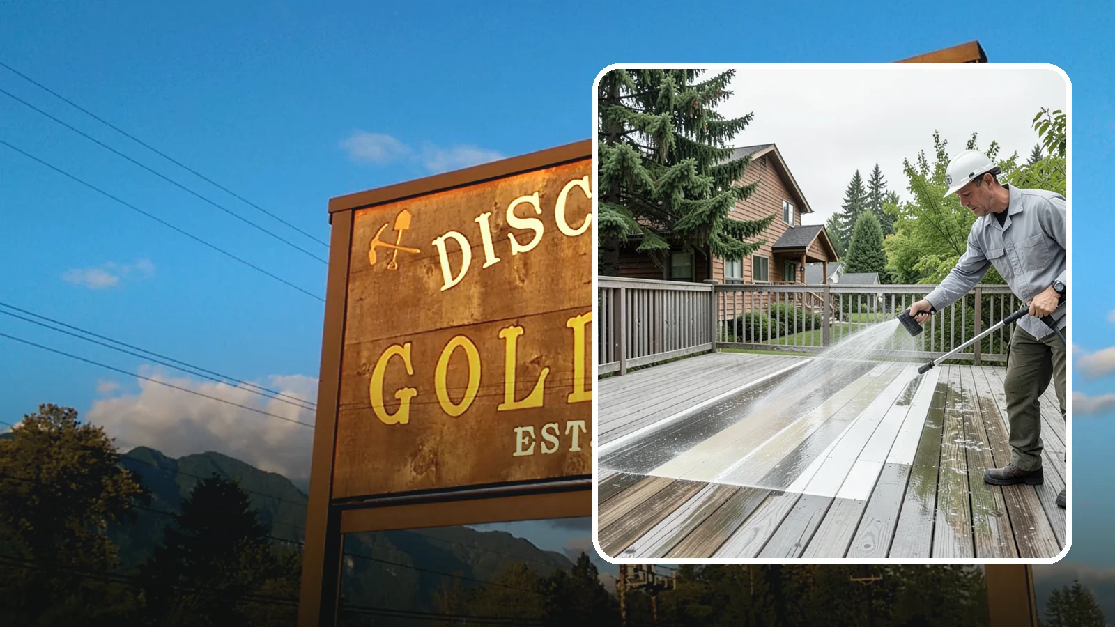 Soft Deck Washing in Gold Bar, Snohomish County, WA - Use low-pressure soft washing to clean delicate or aged decking without splintering the surface.