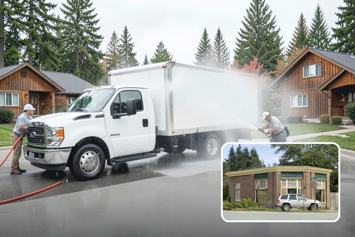 Soft Deck Washing in Hamilton, Skagit County, WA - Cleans without splintering or furring the wood