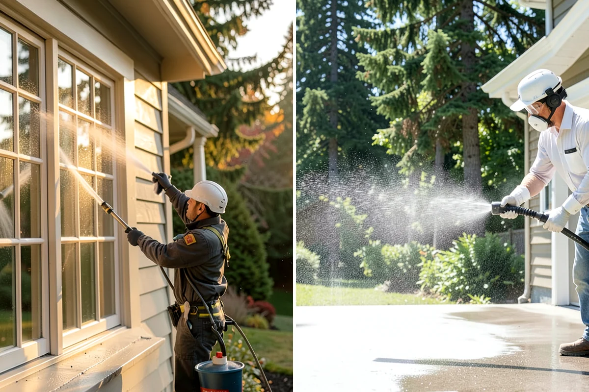 Soft Deck Washing in Hunts Point, King County, WA - Inspect board condition and clear the deck