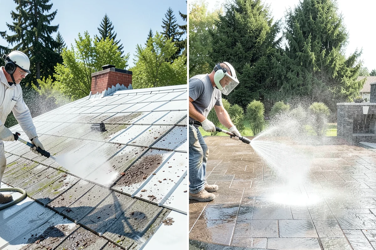 Soft Deck Washing in Kenmore, King County, WA - Inspect board condition and clear the deck