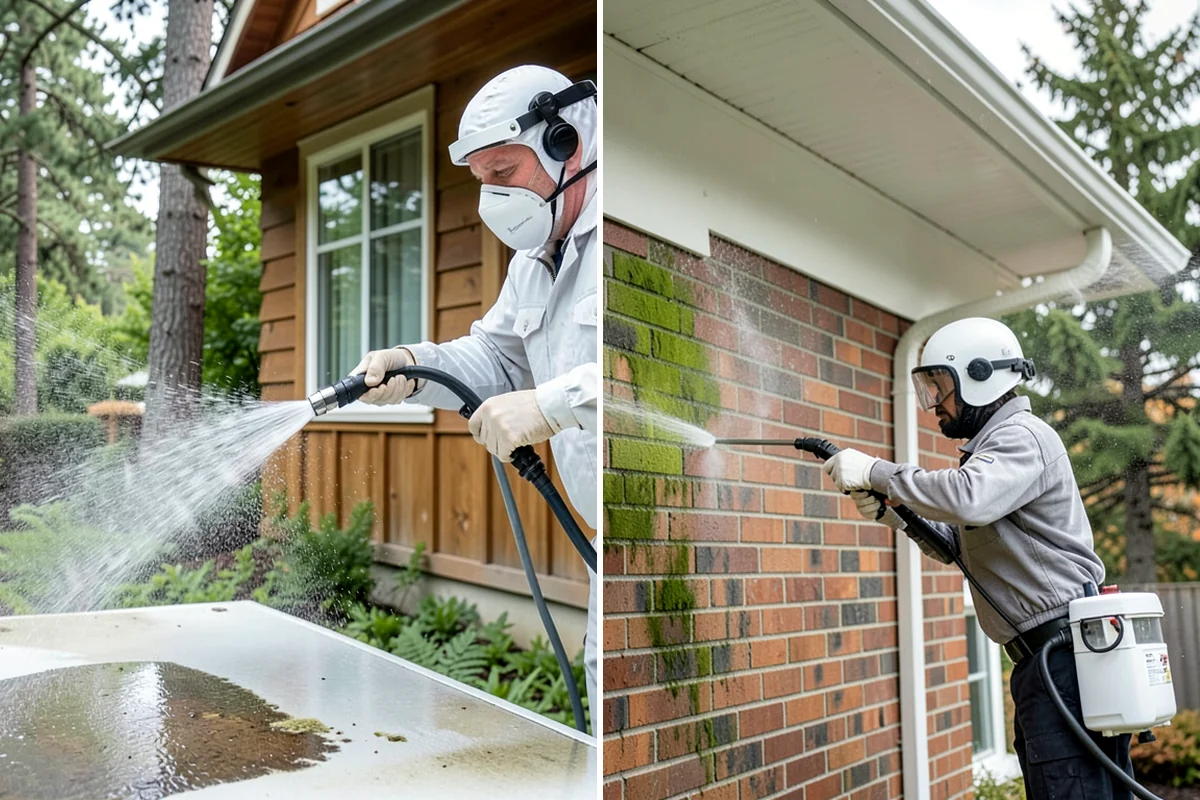Soft Deck Washing in Lakewood, Pierce County, WA - Inspect board condition and clear the deck