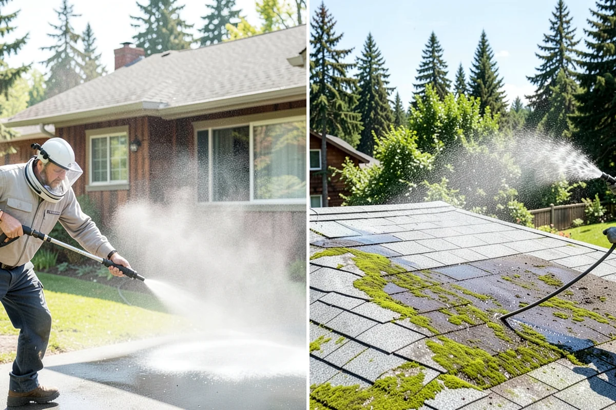 Soft Deck Washing in Lyman, Skagit County, WA - Inspect board condition and clear the deck