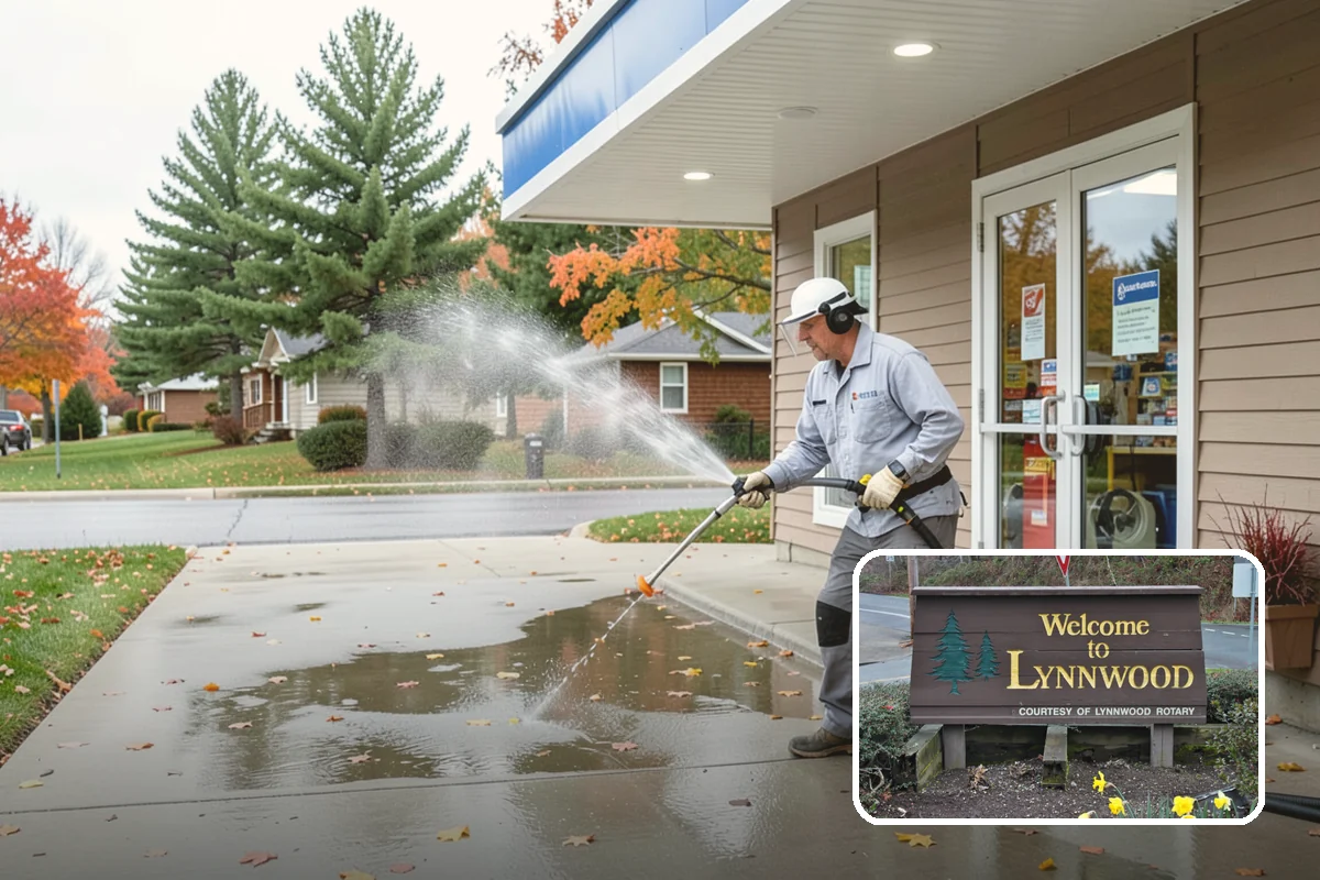 Soft Deck Washing in Lynnwood, Snohomish County, WA - Cleans without splintering or furring the wood