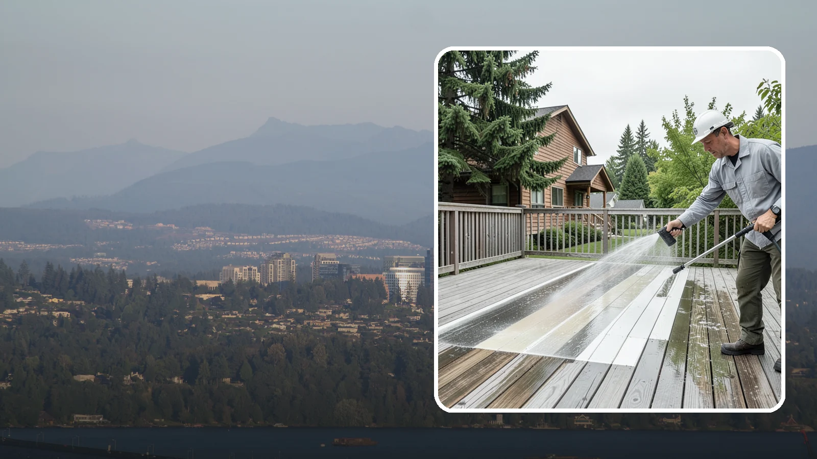 Soft Deck Washing in Medina, King County, WA - Use low-pressure soft washing to clean delicate or aged decking without splintering the surface.