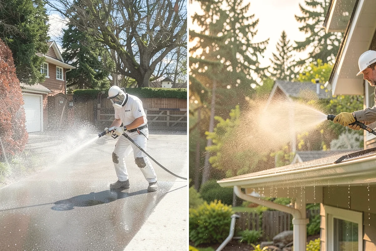 Soft Deck Washing in Mercer Island, King County, WA - Inspect board condition and clear the deck