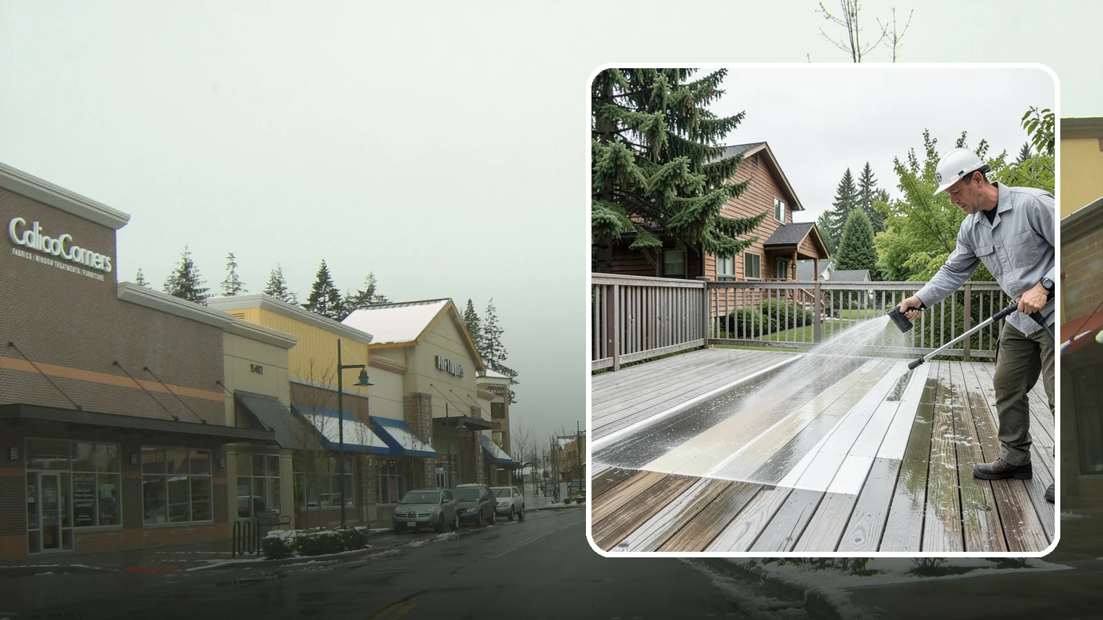 Soft Deck Washing in Mill Creek, Snohomish County, WA - Use low-pressure soft washing to clean delicate or aged decking without splintering the surface.
