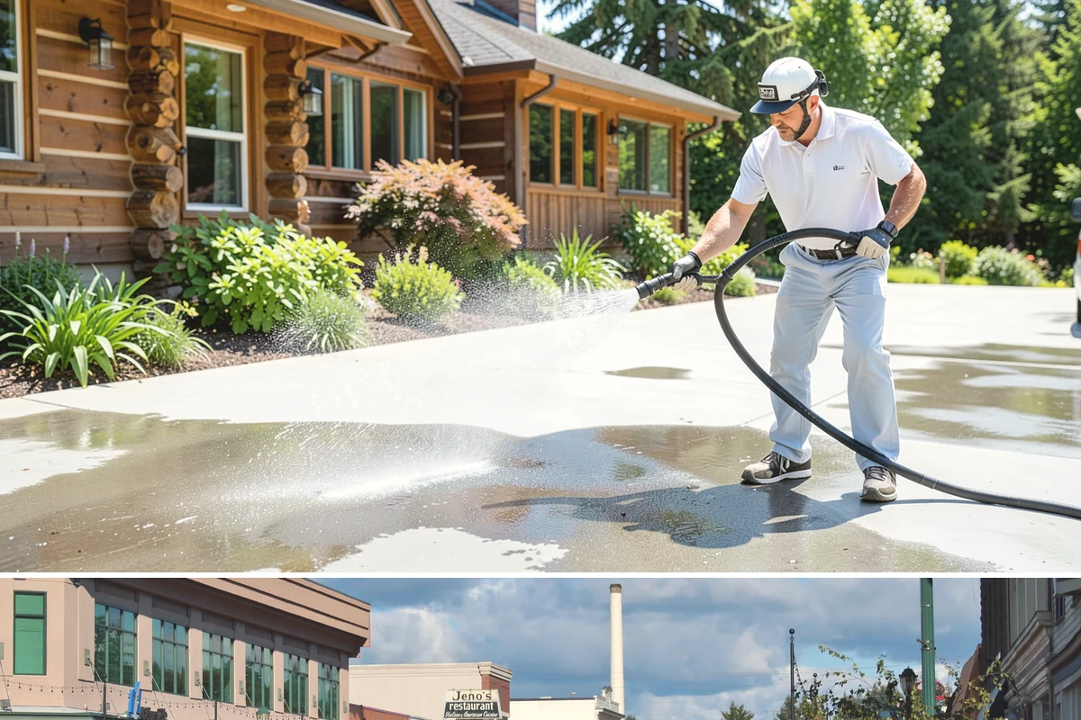 Soft Deck Washing in Monroe, Snohomish County, WA - Soft wash decks in warm, dry summer weather to allow proper drying afterward.