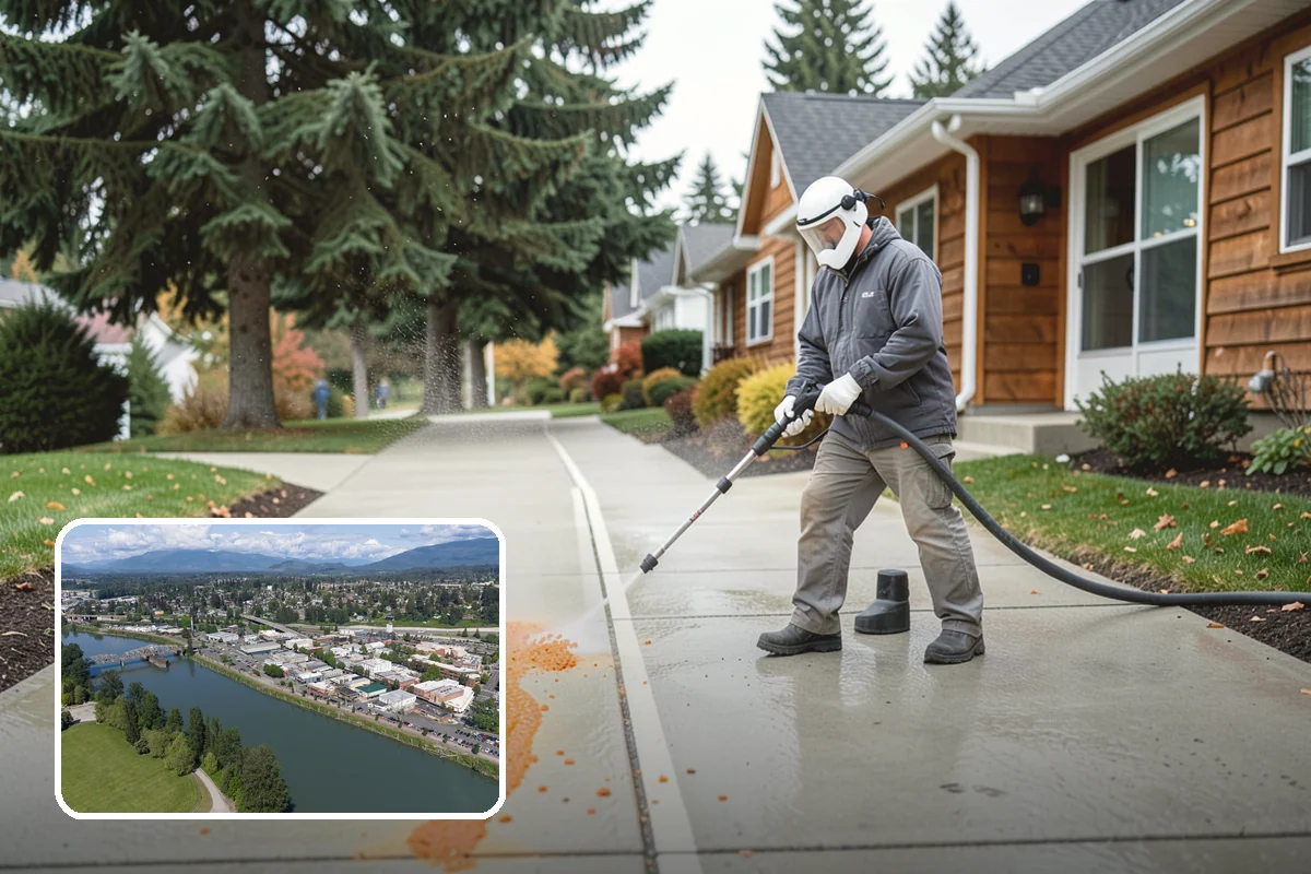 Soft Deck Washing in Mount Vernon, Skagit County, WA - Cleans without splintering or furring the wood