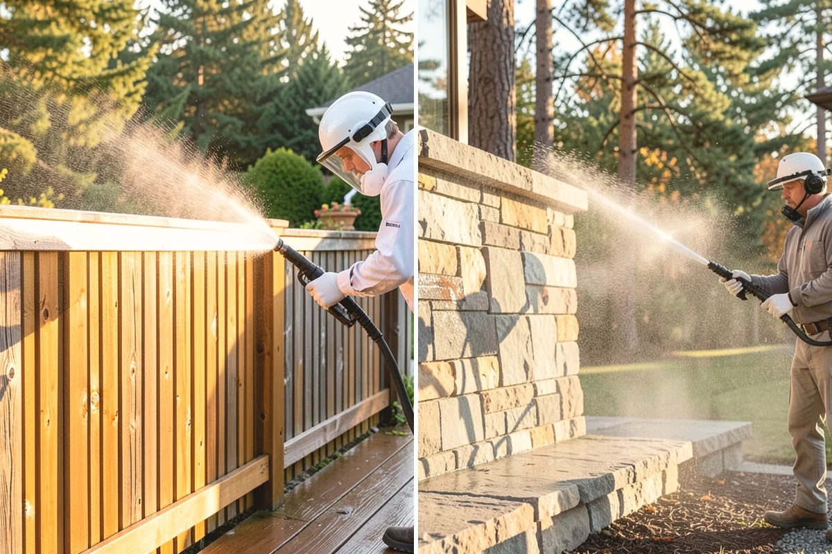 Soft Deck Washing in Mountlake Terrace, Snohomish County, WA - Inspect board condition and clear the deck