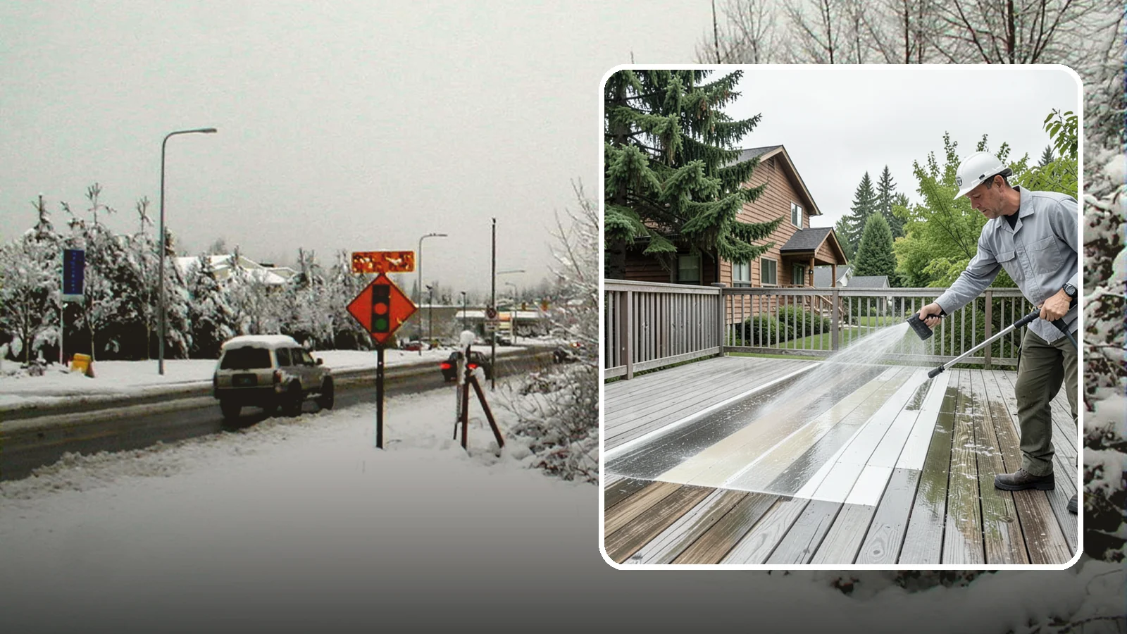 Soft Deck Washing in Newcastle, King County, WA - Use low-pressure soft washing to clean delicate or aged decking without splintering the surface.