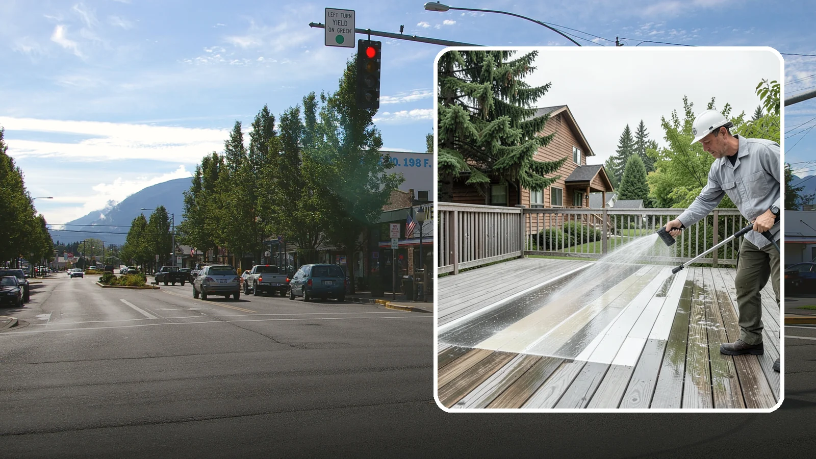 Soft Deck Washing in North Bend, King County, WA - Use low-pressure soft washing to clean delicate or aged decking without splintering the surface.