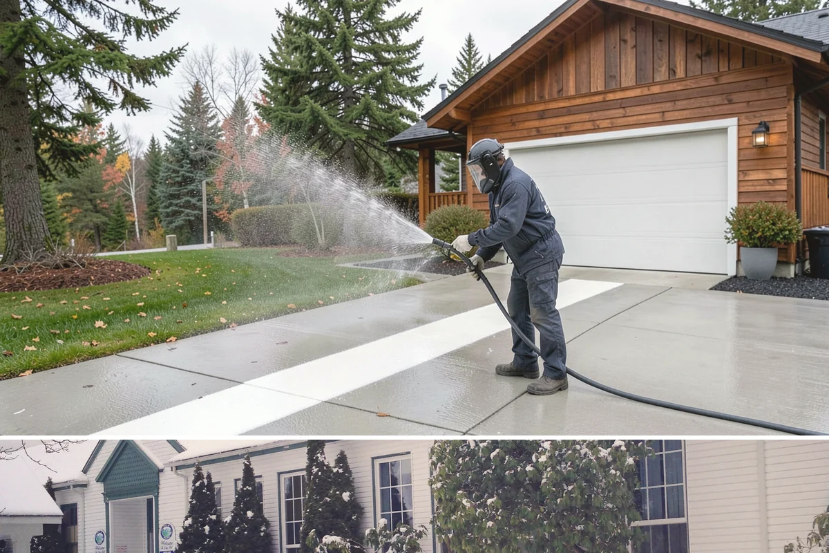 Soft Deck Washing in Pacific, King County, WA - Soft wash decks in warm, dry summer weather to allow proper drying afterward.