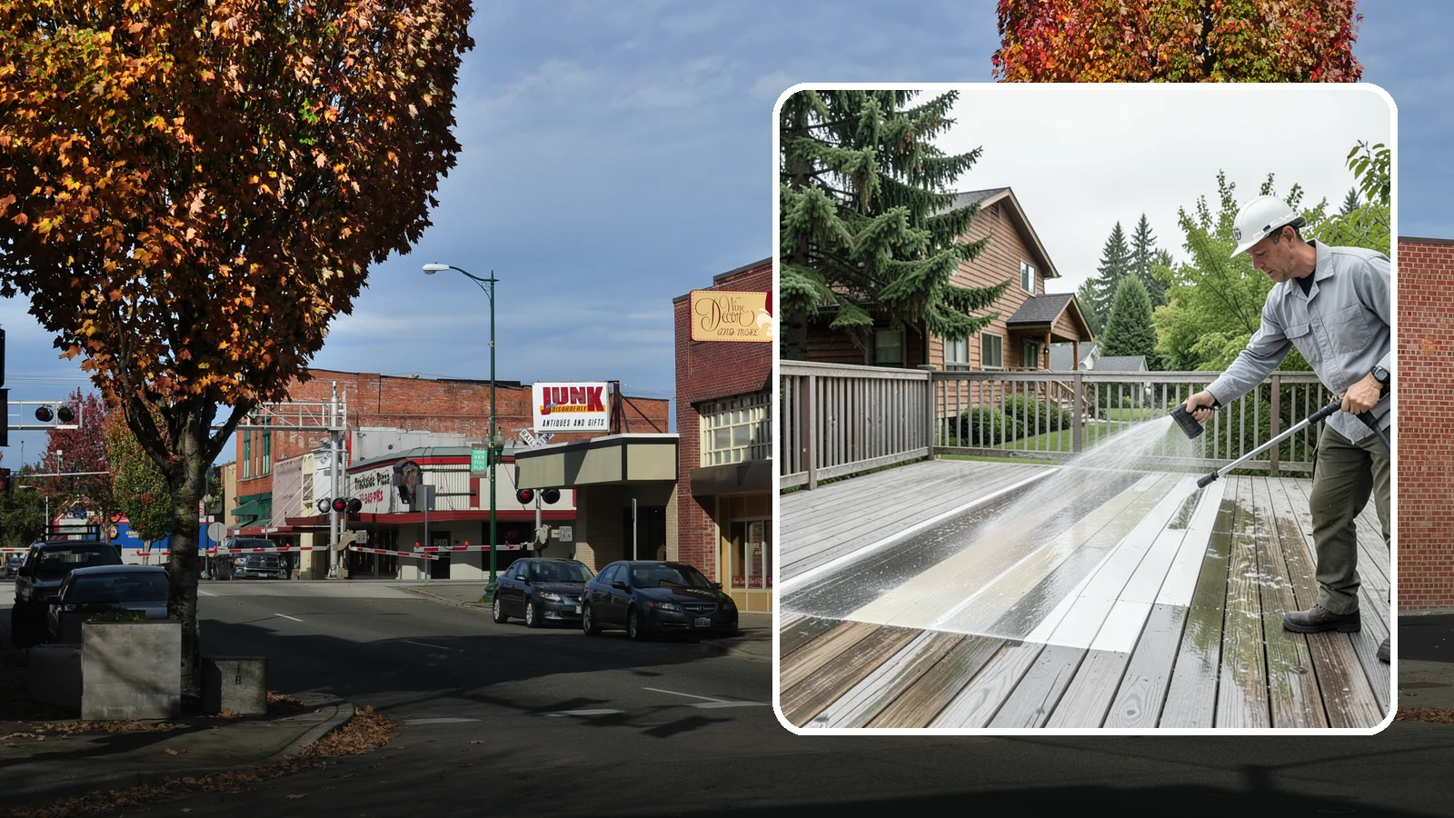 Soft Deck Washing in Puyallup, Pierce County, WA - Use low-pressure soft washing to clean delicate or aged decking without splintering the surface.