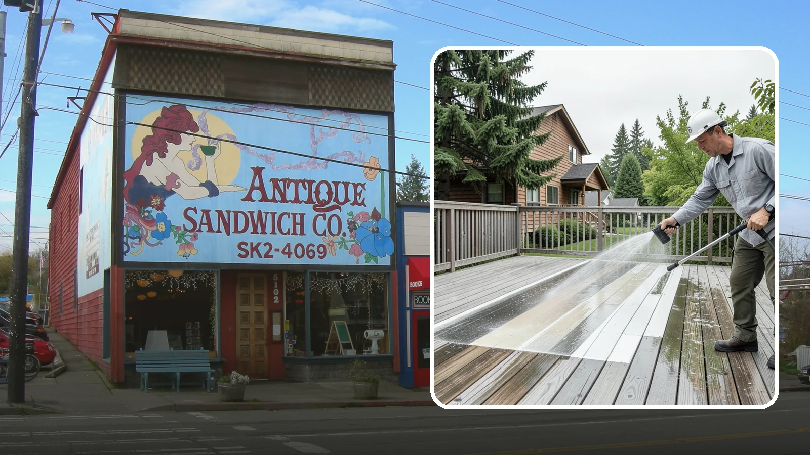 Soft Deck Washing in Ruston, Pierce County, WA - Use low-pressure soft washing to clean delicate or aged decking without splintering the surface.