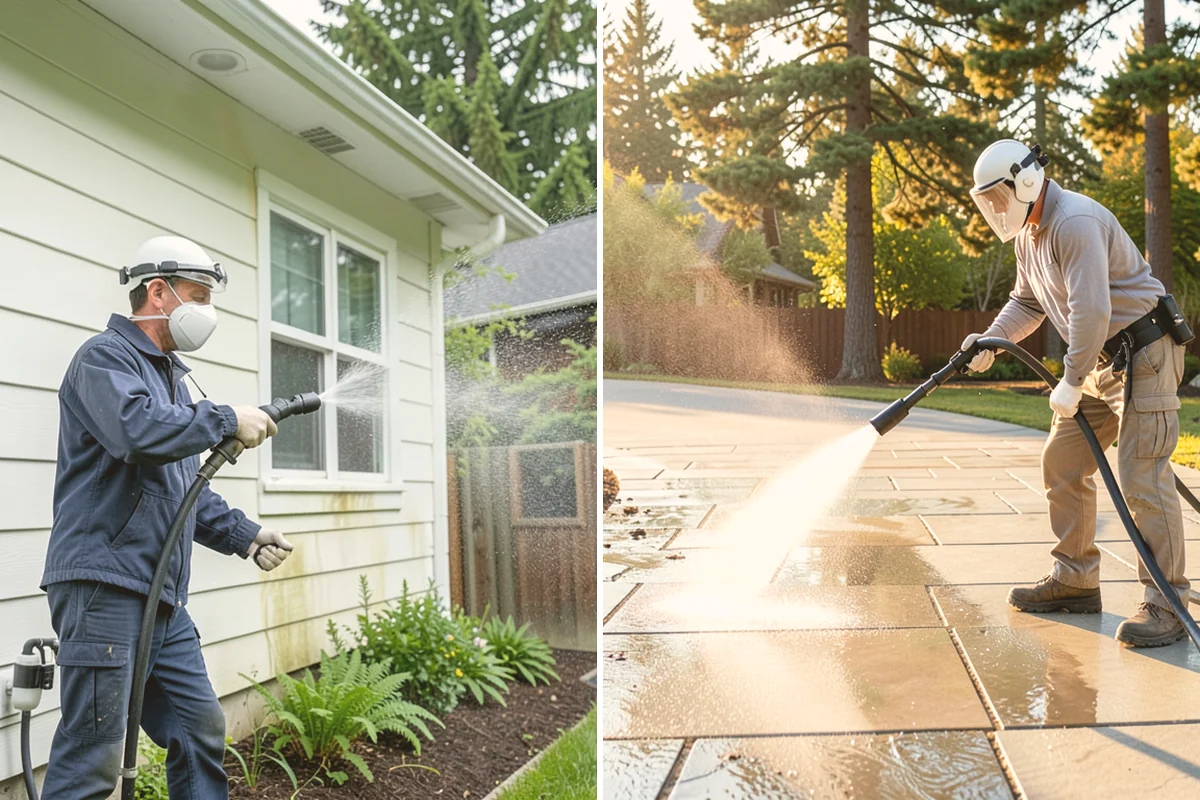 Soft Deck Washing in Sammamish, King County, WA - Inspect board condition and clear the deck