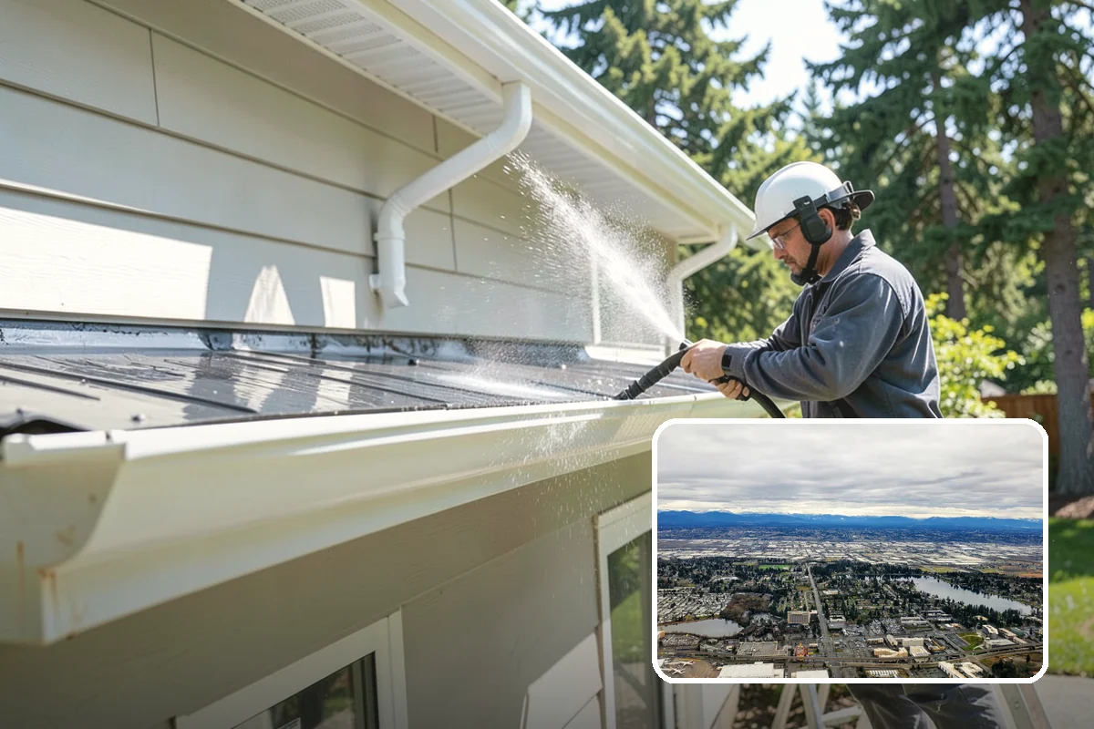 Soft Deck Washing in SeaTac, King County, WA - Cleans without splintering or furring the wood