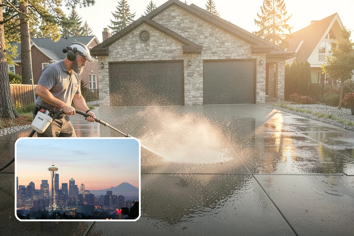 Soft Deck Washing in Seattle, King County, WA - Cleans without splintering or furring the wood