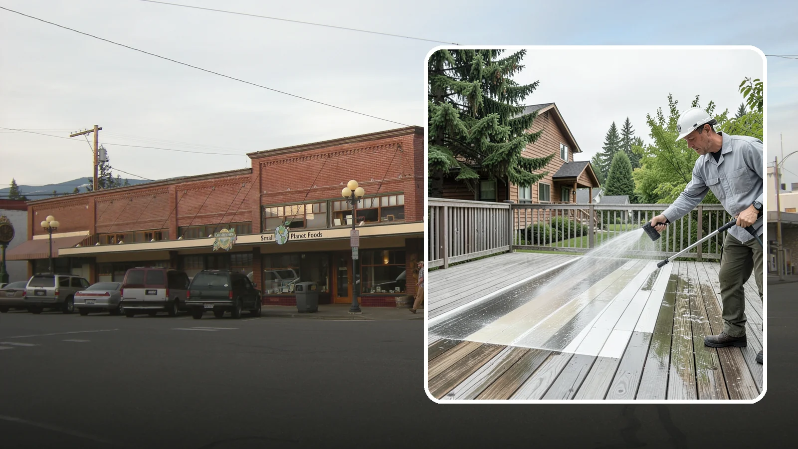 Soft Deck Washing in Sedro-Woolley, Skagit County, WA - Use low-pressure soft washing to clean delicate or aged decking without splintering the surface.