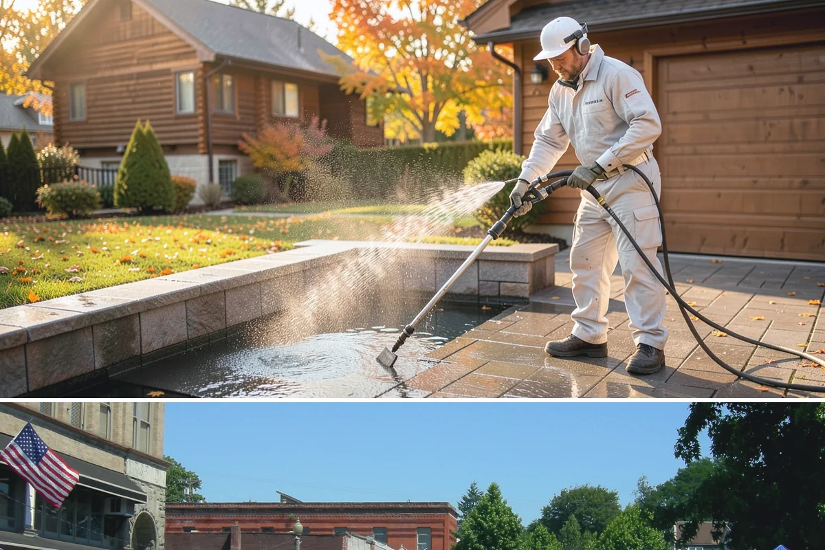 Soft Deck Washing in Snohomish, Snohomish County, WA - Soft wash decks in warm, dry summer weather to allow proper drying afterward.