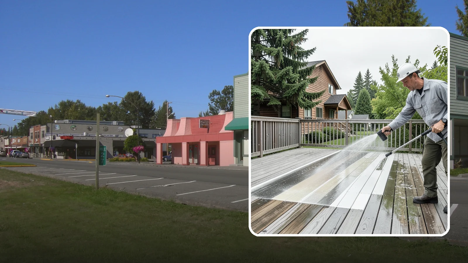 Soft Deck Washing in Snoqualmie, King County, WA - Use low-pressure soft washing to clean delicate or aged decking without splintering the surface.