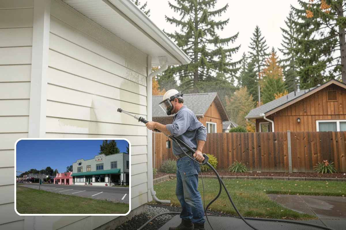 Soft Deck Washing in Snoqualmie, King County, WA - Cleans without splintering or furring the wood