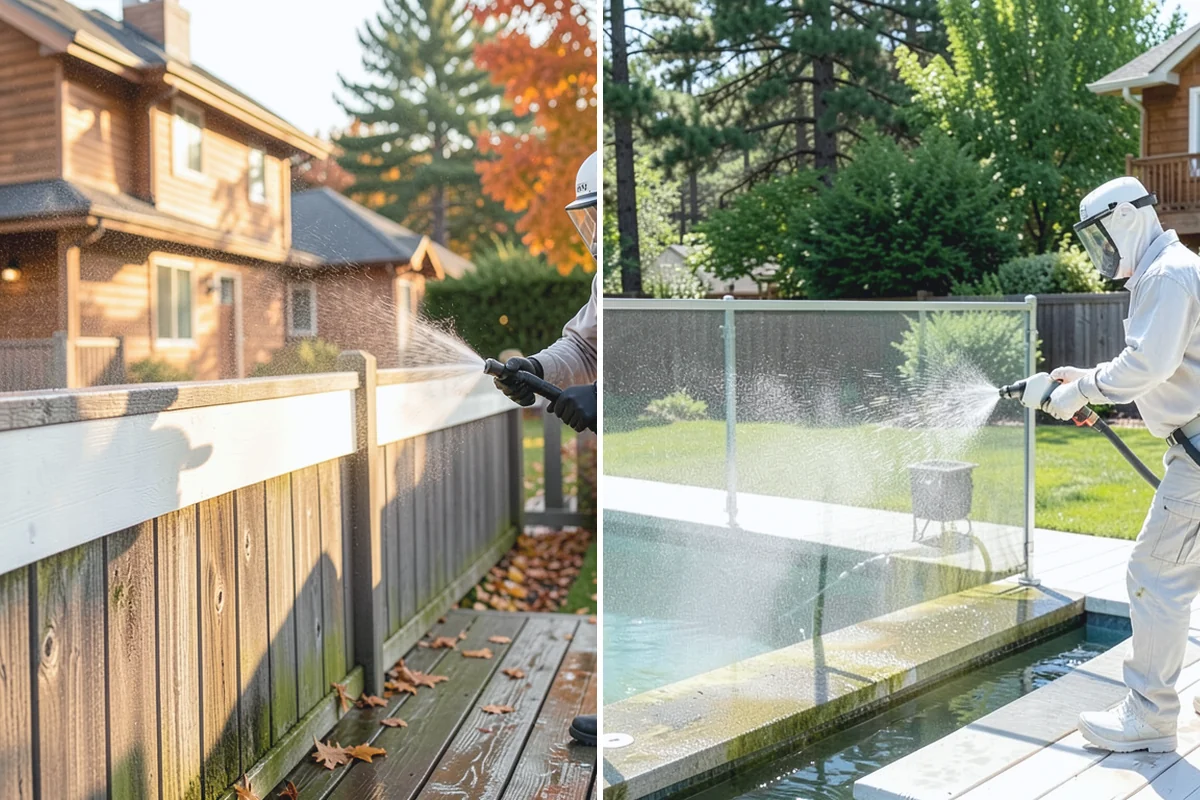 Soft Deck Washing in South Prairie, Pierce County, WA - Inspect board condition and clear the deck