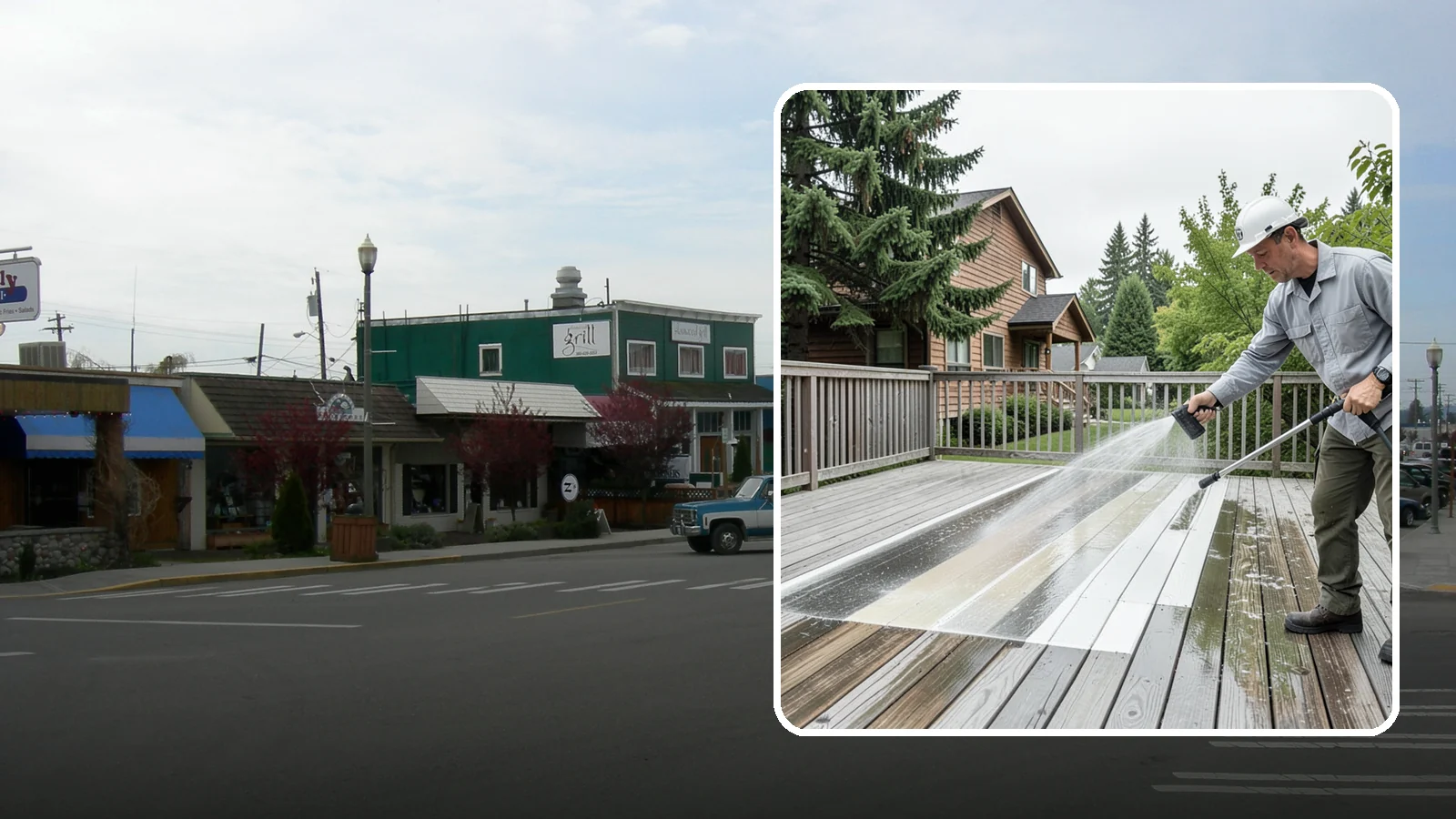 Soft Deck Washing in Stanwood, Snohomish County, WA - Use low-pressure soft washing to clean delicate or aged decking without splintering the surface.