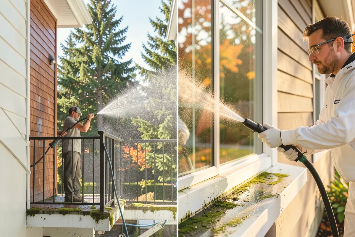 Soft Deck Washing in Stanwood, Snohomish County, WA - Inspect board condition and clear the deck