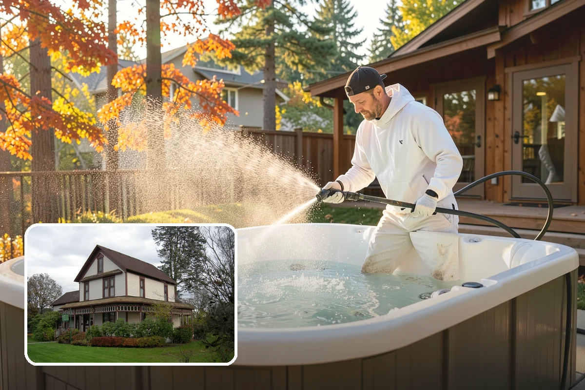 Soft Deck Washing in Sumner, Pierce County, WA - Cleans without splintering or furring the wood