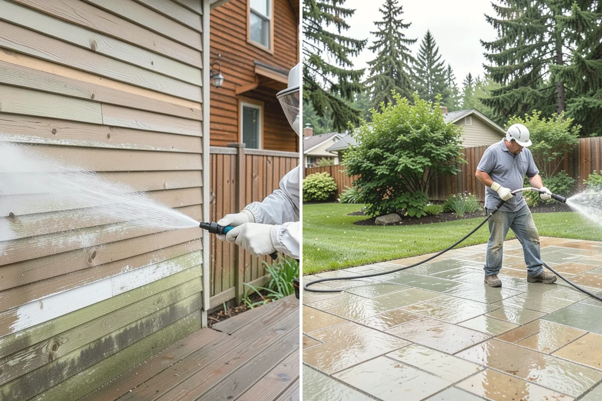 Soft Deck Washing in Tukwila, King County, WA - Inspect board condition and clear the deck
