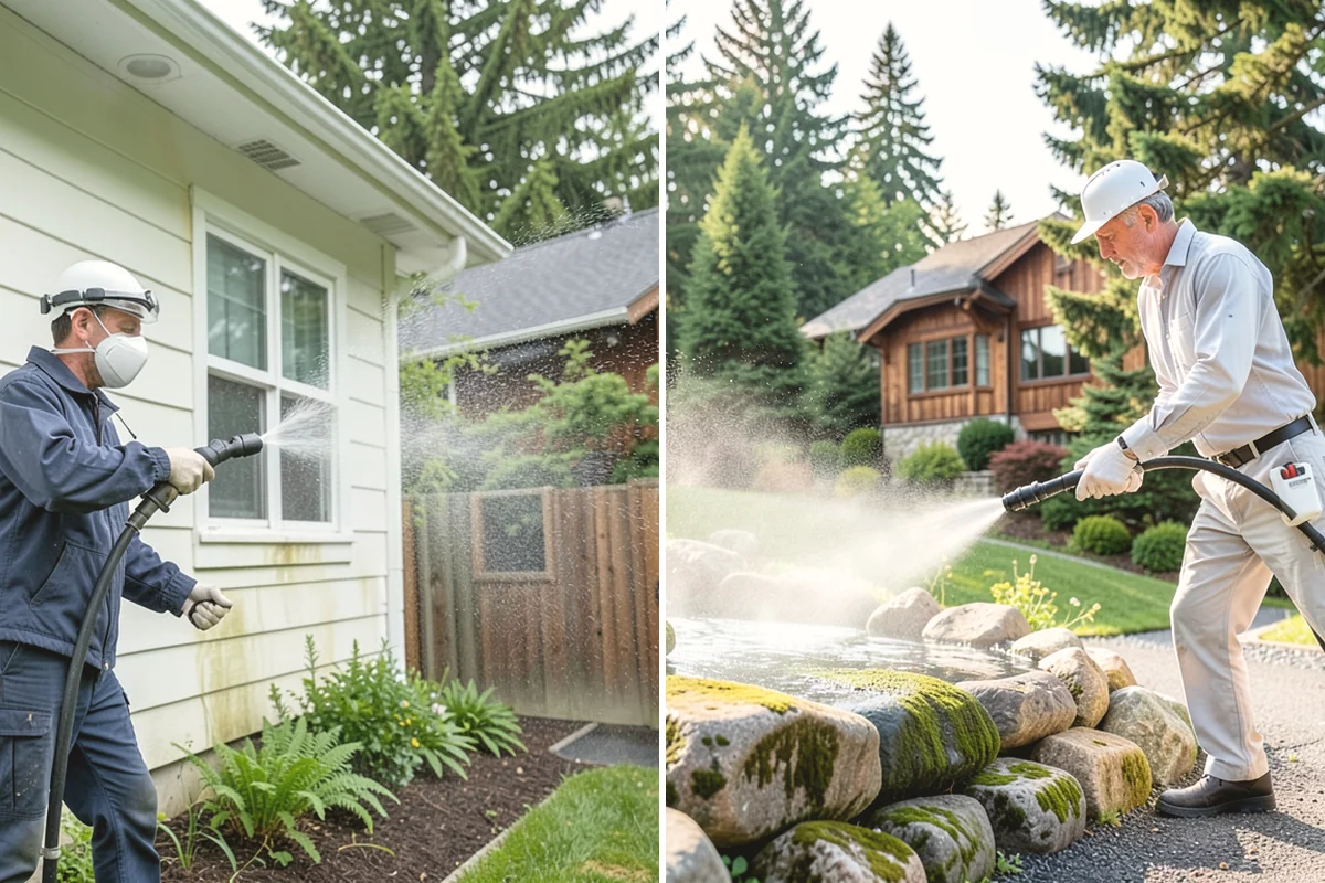 Soft Deck Washing in University Place, Pierce County, WA - Inspect board condition and clear the deck