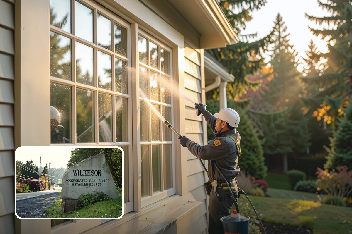 Soft Deck Washing in Wilkeson, Pierce County, WA - Cleans without splintering or furring the wood