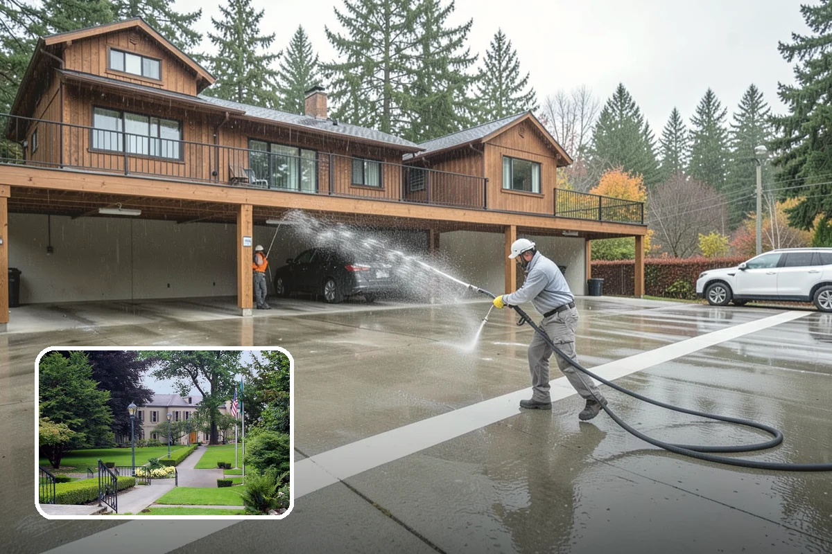 Soft Deck Washing in Woodinville, King County, WA - Cleans without splintering or furring the wood