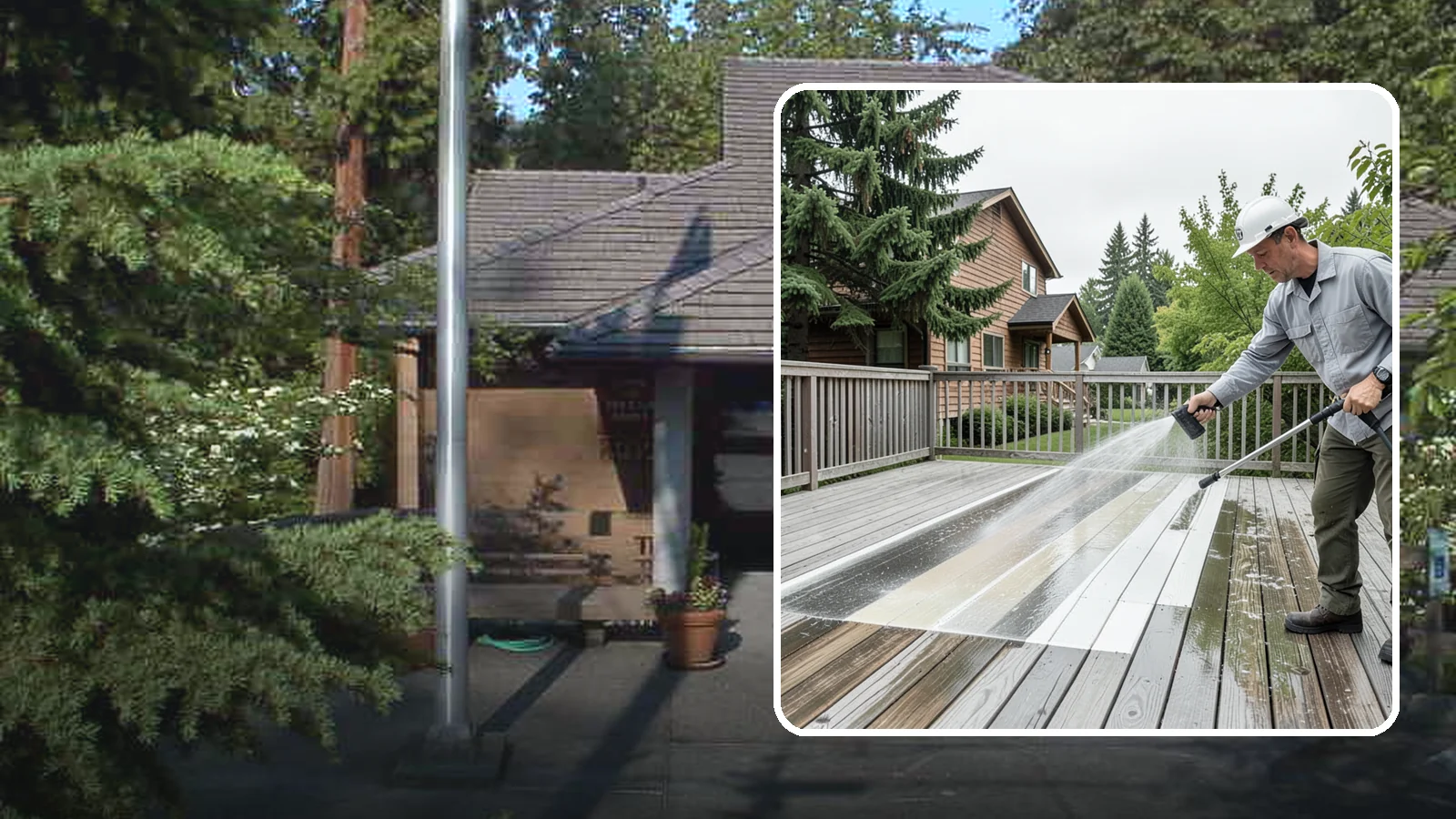 Soft Deck Washing in Yarrow Point, King County, WA - Use low-pressure soft washing to clean delicate or aged decking without splintering the surface.