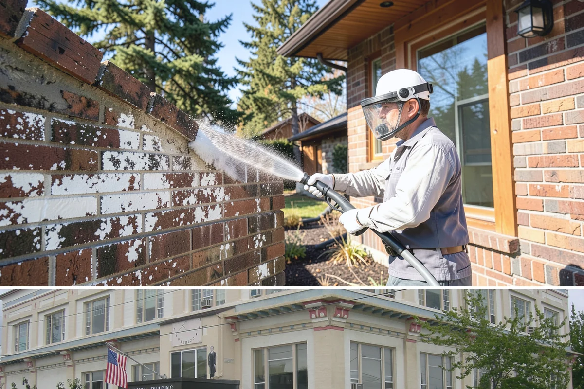 Soft House Washing in Anacortes, Skagit County, WA - The drier stretches from June through September let the low-pressure rinse dry cleanly and slow future regrowth.