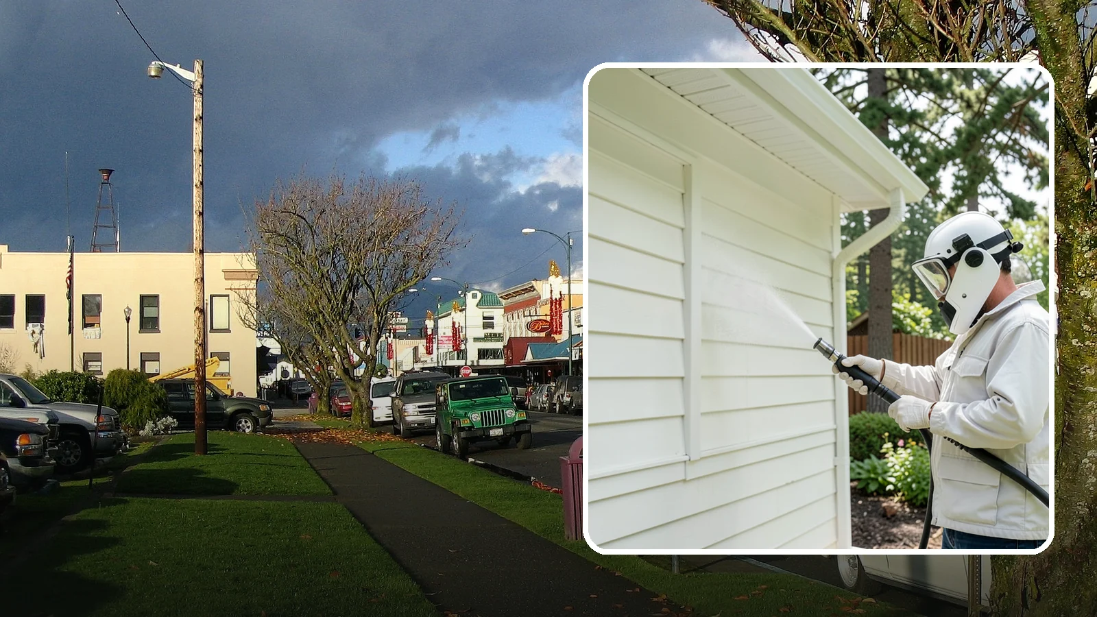 Soft House Washing in Arlington, Snohomish County, WA - Soft house washing uses low pressure and specialized detergents to clean delicate siding without the risk of gouging or water...