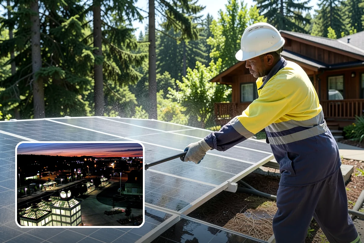 Soft House Washing in Auburn, King County, WA - Eliminates the danger of water pushed behind siding