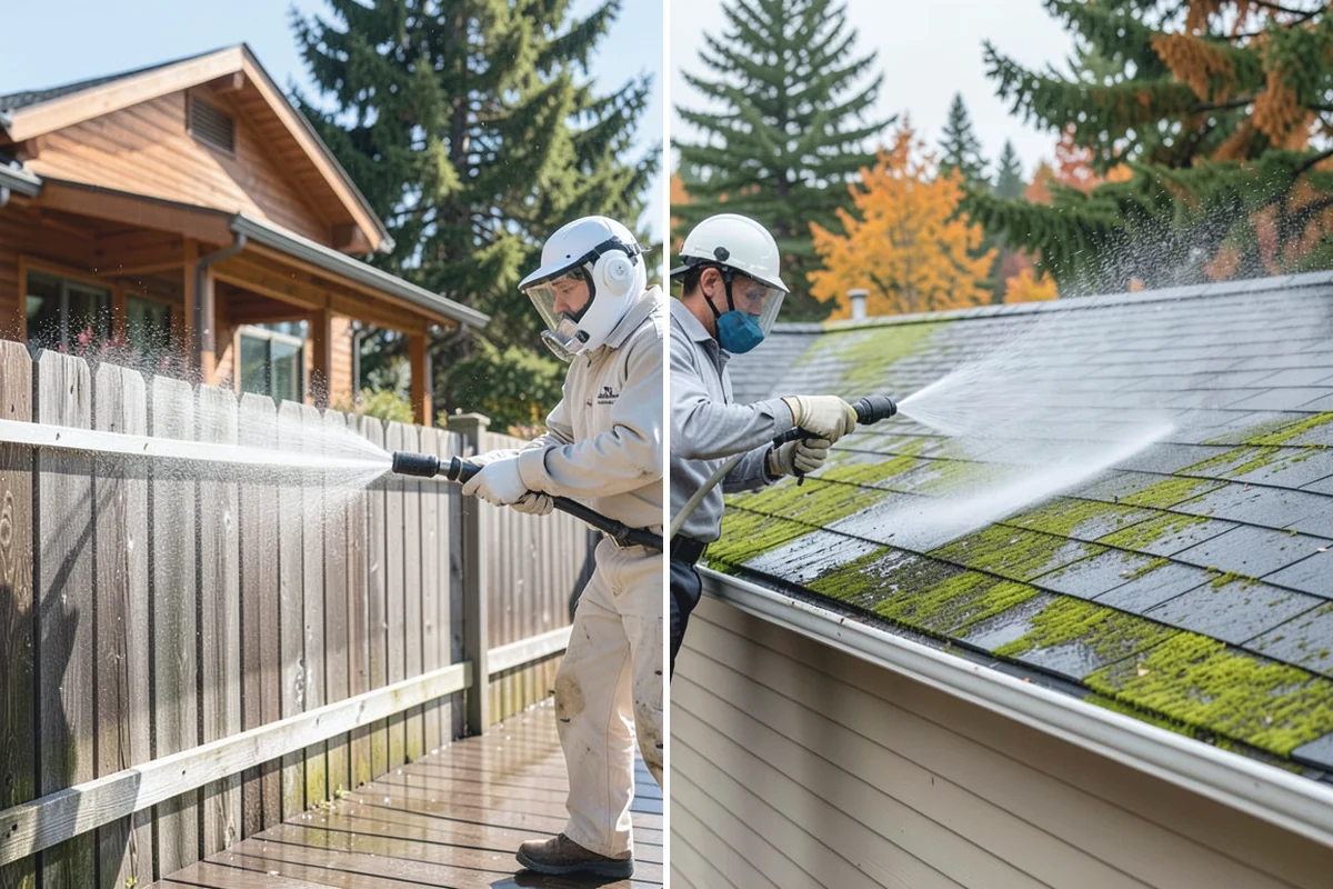 Soft House Washing in Auburn, King County, WA - Evaluate the home for pressure-sensitive materials and entry points