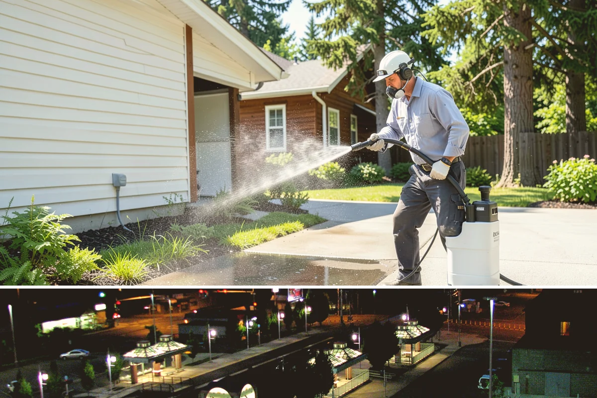 Soft House Washing in Auburn, King County, WA - The drier stretches from June through September let the low-pressure rinse dry cleanly and slow future regrowth.