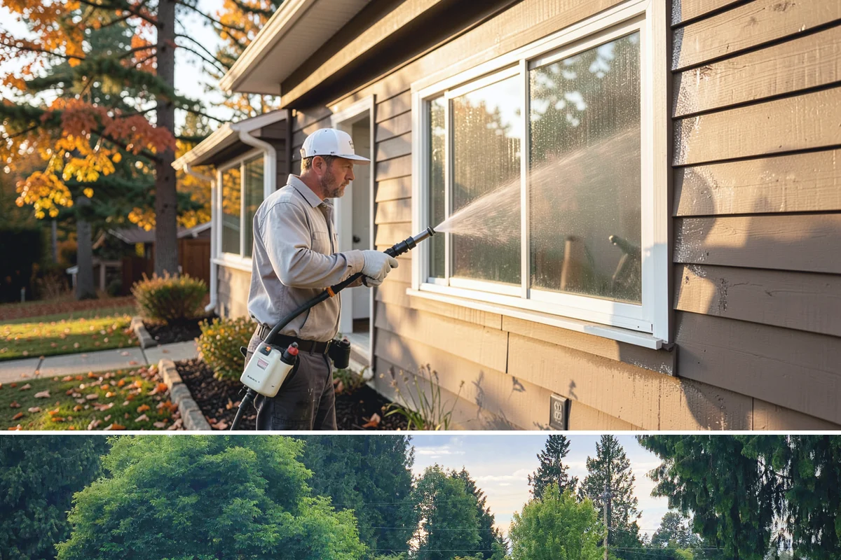 Soft House Washing in Bonney Lake, Pierce County, WA - The drier stretches from June through September let the low-pressure rinse dry cleanly and slow future regrowth.