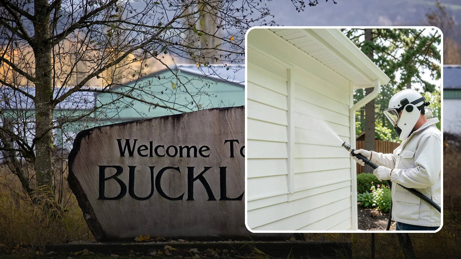 Soft House Washing in Buckley, Pierce County, WA - Soft house washing uses low pressure and specialized detergents to clean delicate siding without the risk of gouging or water...