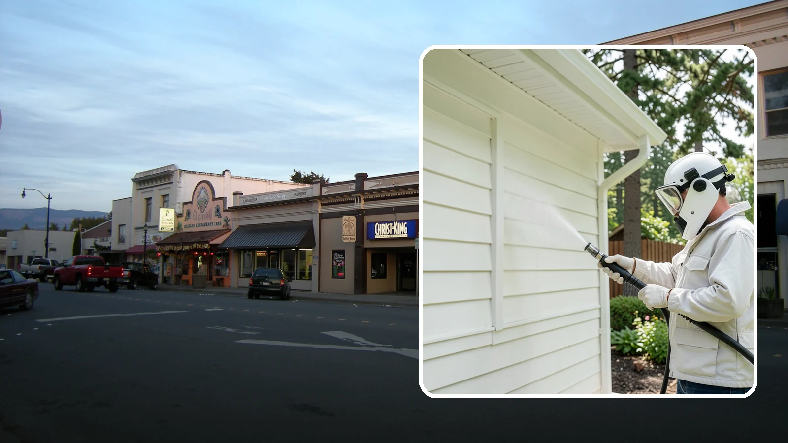 Soft House Washing in Burlington, Skagit County, WA - Soft house washing uses low pressure and specialized detergents to clean delicate siding without the risk of gouging or water...