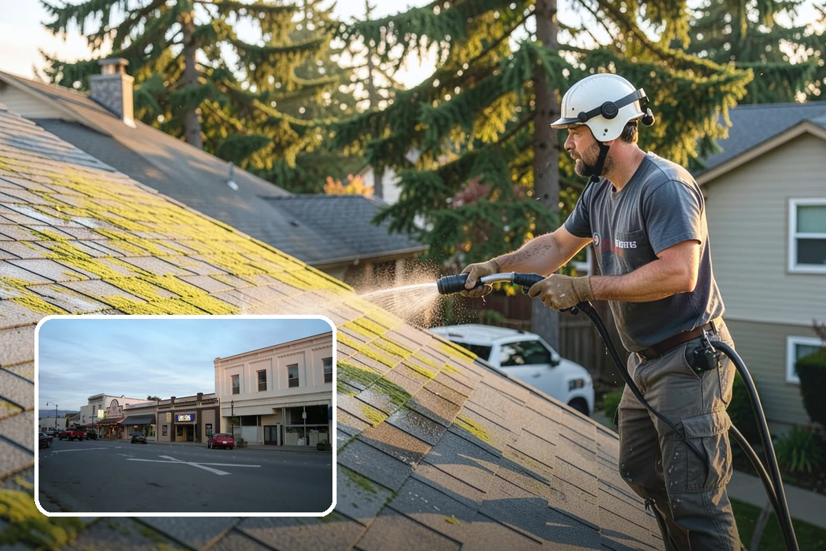 Soft House Washing in Burlington, Skagit County, WA - Eliminates the danger of water pushed behind siding