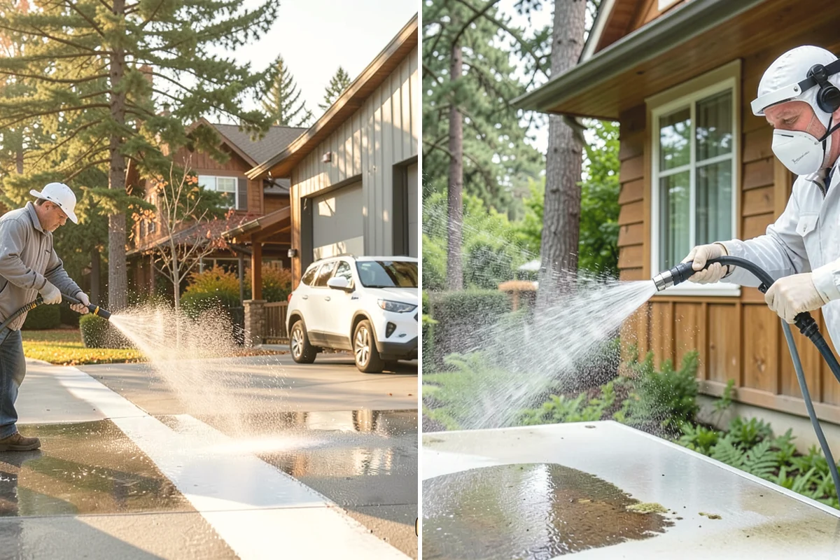Soft House Washing in Burlington, Skagit County, WA - Evaluate the home for pressure-sensitive materials and entry points