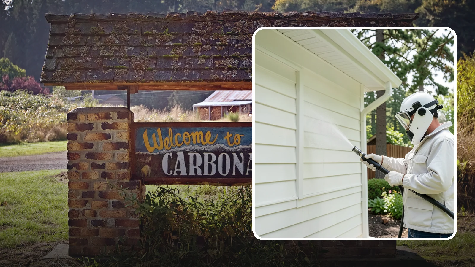 Soft House Washing in Carbonado, Pierce County, WA - Soft house washing uses low pressure and specialized detergents to clean delicate siding without the risk of gouging or water...