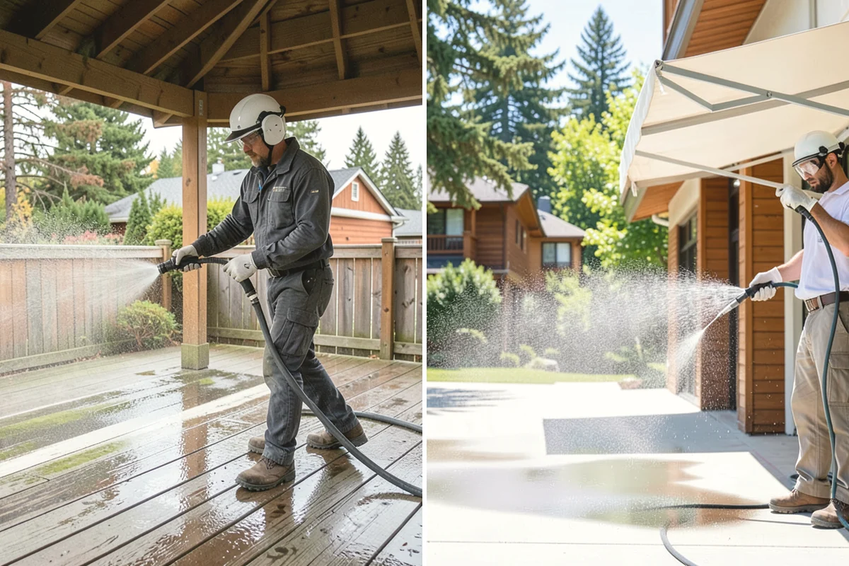 Soft House Washing in Carnation, King County, WA - Evaluate the home for pressure-sensitive materials and entry points