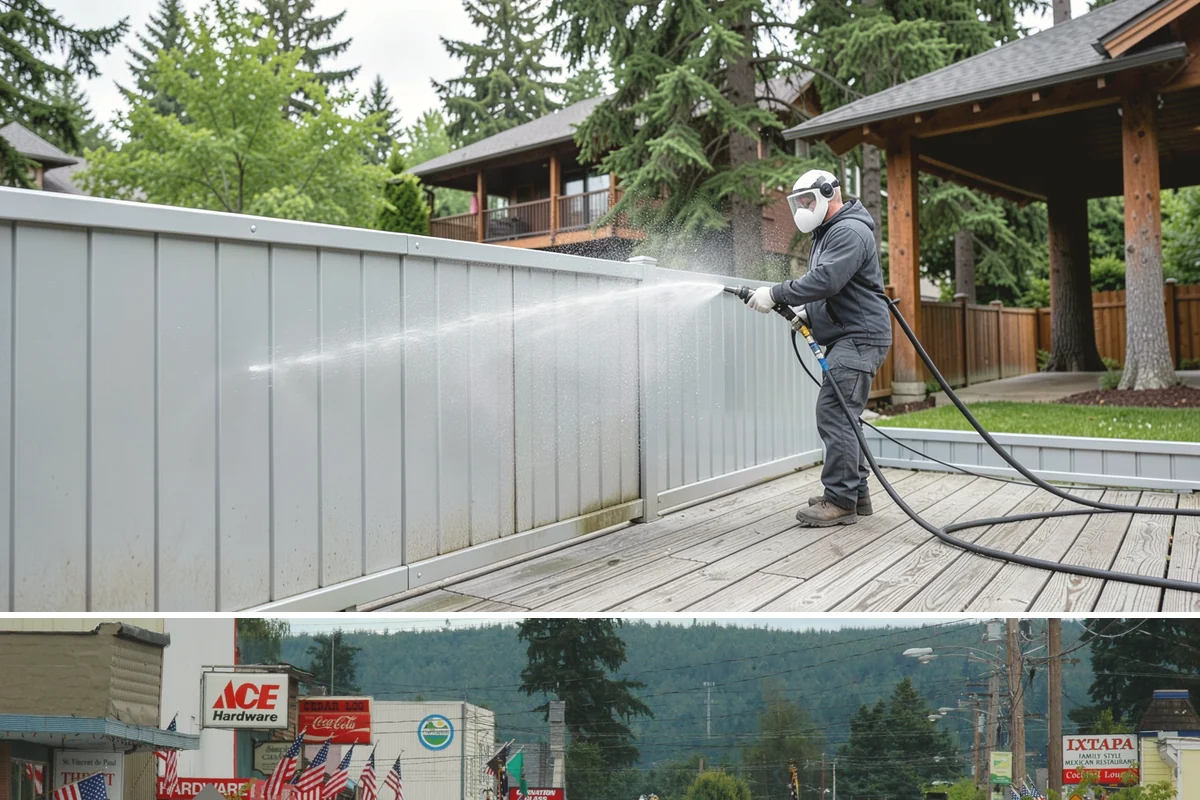 Soft House Washing in Carnation, King County, WA - The drier stretches from June through September let the low-pressure rinse dry cleanly and slow future regrowth.