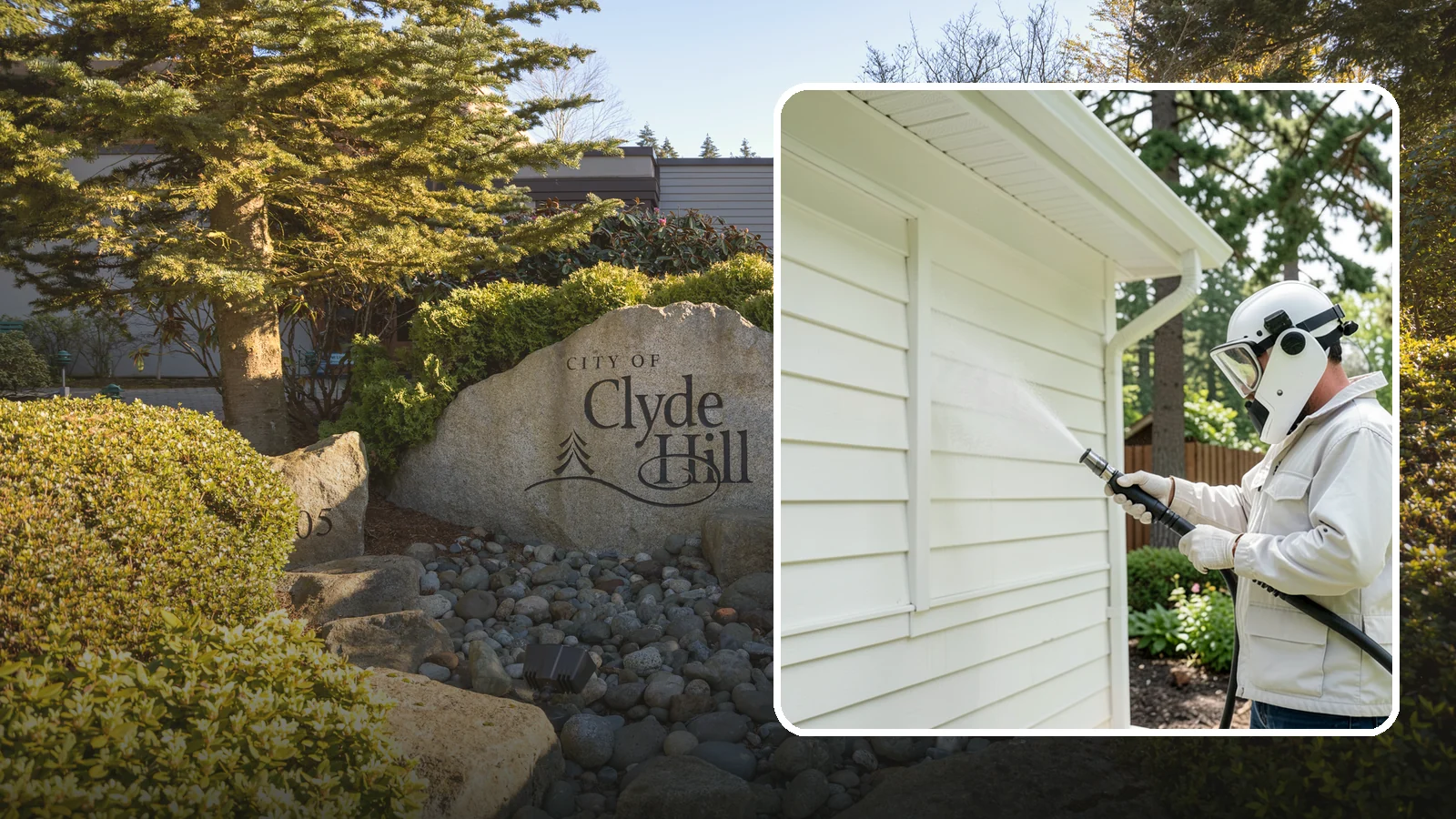 Soft House Washing in Clyde Hill, King County, WA - Soft house washing uses low pressure and specialized detergents to clean delicate siding without the risk of gouging or water...