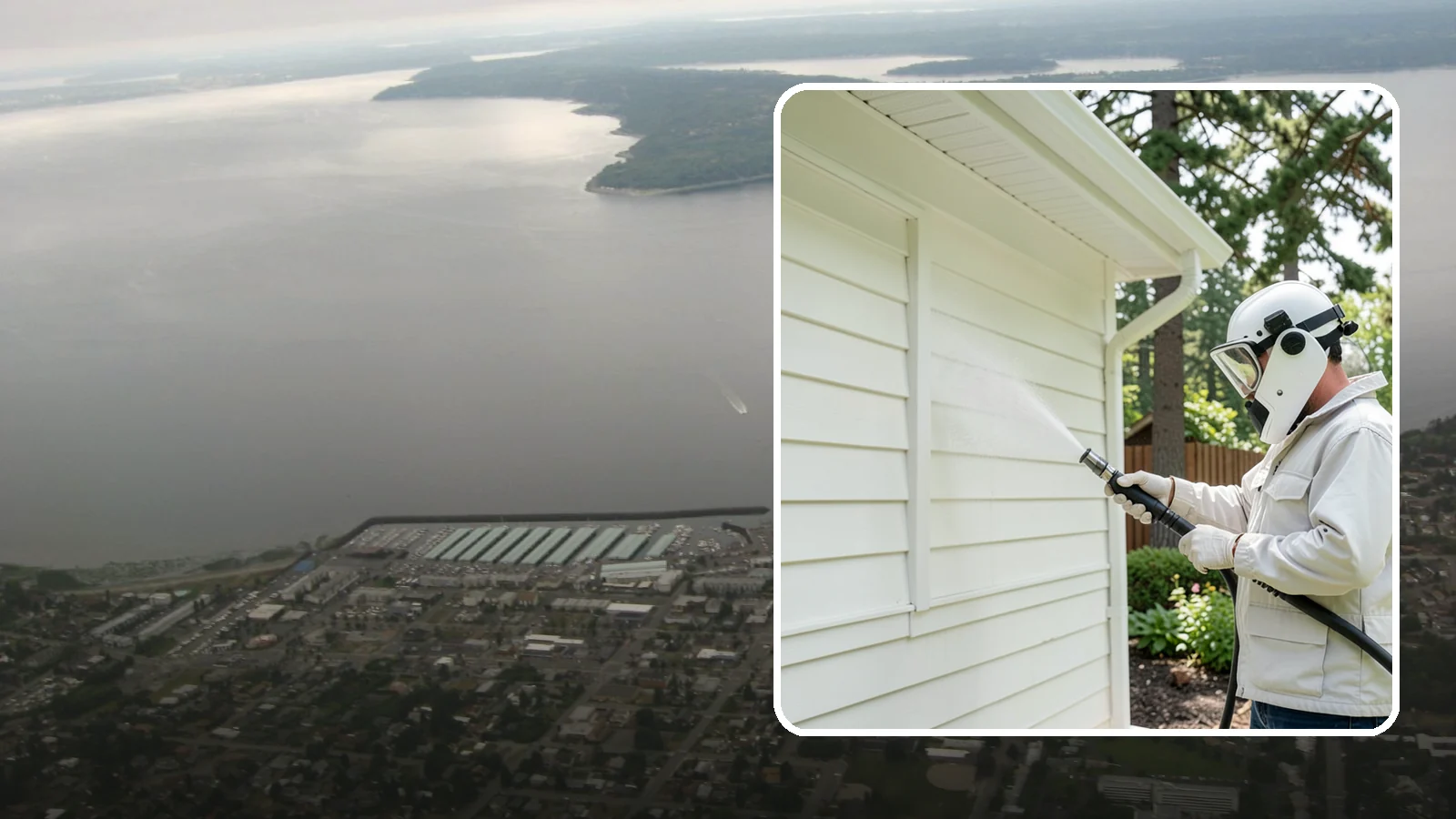 Soft House Washing in Des Moines, King County, WA - Soft house washing uses low pressure and specialized detergents to clean delicate siding without the risk of gouging or water...